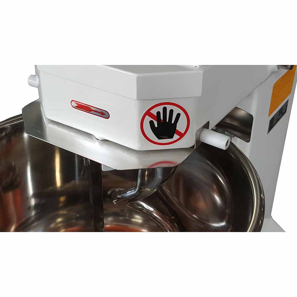 Spiral Dough Mixer 25 Kg, 1-Speed - Mecnosud Power Mix PK25